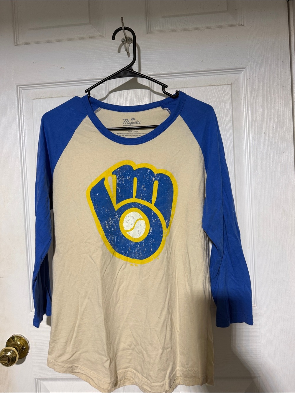 Milwaukee Brewers 3/4 Sleeve Shirt